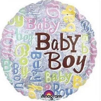 Anagram 18 inch Baby Boy Sparkles Balloon ALL PARTY SUPPLIES Pretty UR Party