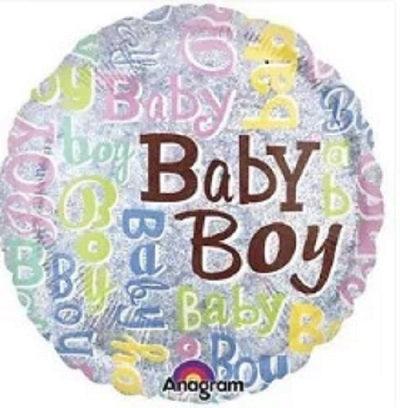 Anagram 18 inch Baby Boy Sparkles Balloon ALL PARTY SUPPLIES Pretty UR Party