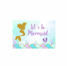 Aqua Mermaid Theme Backdrop PERSONALISED Pretty UR Party