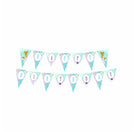 Aqua Mermaid Theme Bunting BIRTHDAYS Pretty UR Party