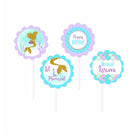Aqua Mermaid Theme Cupcake / Food Toppers THEME PARTIES Pretty UR Party