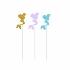 Aqua Mermaid Theme Handcrafted Drink Straws THEME PARTIES Pretty UR Party
