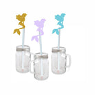 Aqua Mermaid Theme Handcrafted Drink Straws THEME PARTIES Pretty UR Party