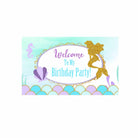 Aqua Mermaid Theme Entrance Banner / Door Sign THEME PARTIES Pretty UR Party