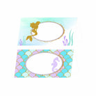 Aqua Mermaid Theme Food Labels / Buffet Table Cards THEME PARTIES Pretty UR Party