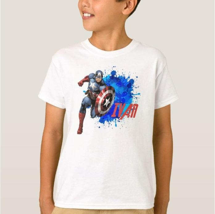 Captain America Holi T-shirt HOLI Pretty UR Party
