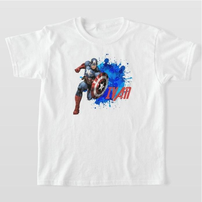 Captain America Holi T-shirt HOLI Pretty UR Party