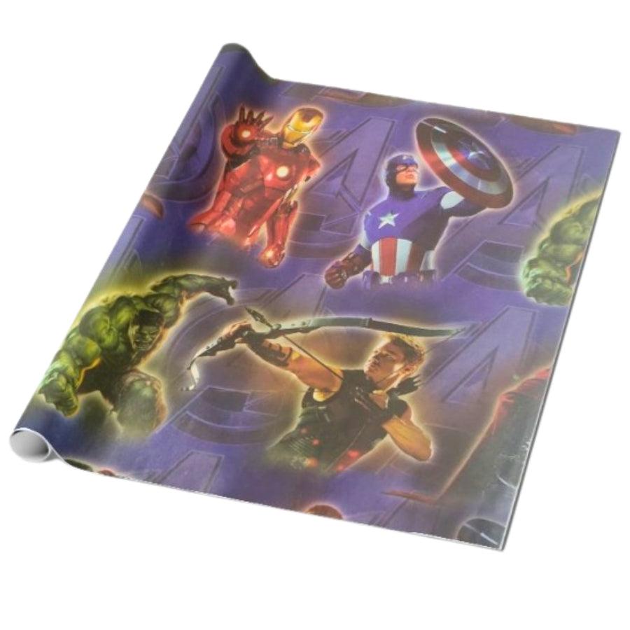 Avengers Wrapping paper (pack of 5) RETURN GIFTS Pretty UR Party