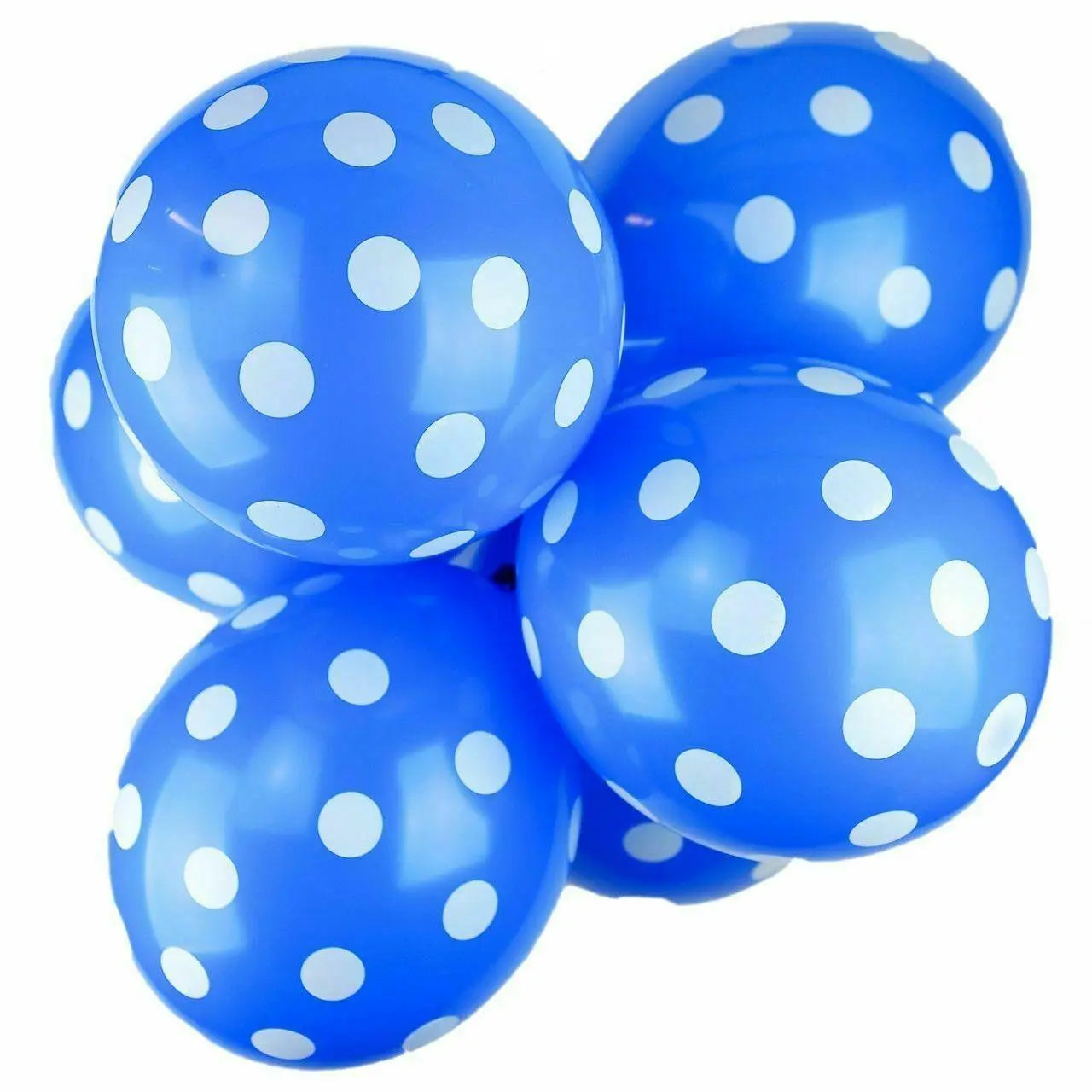 Blue Polka Dots Latex Balloons - Pack of 25 THEME PARTIES Pretty UR Party Blue Polka Dots Latex Balloons - Pack of 25 THEME PARTIES Pretty UR Party
