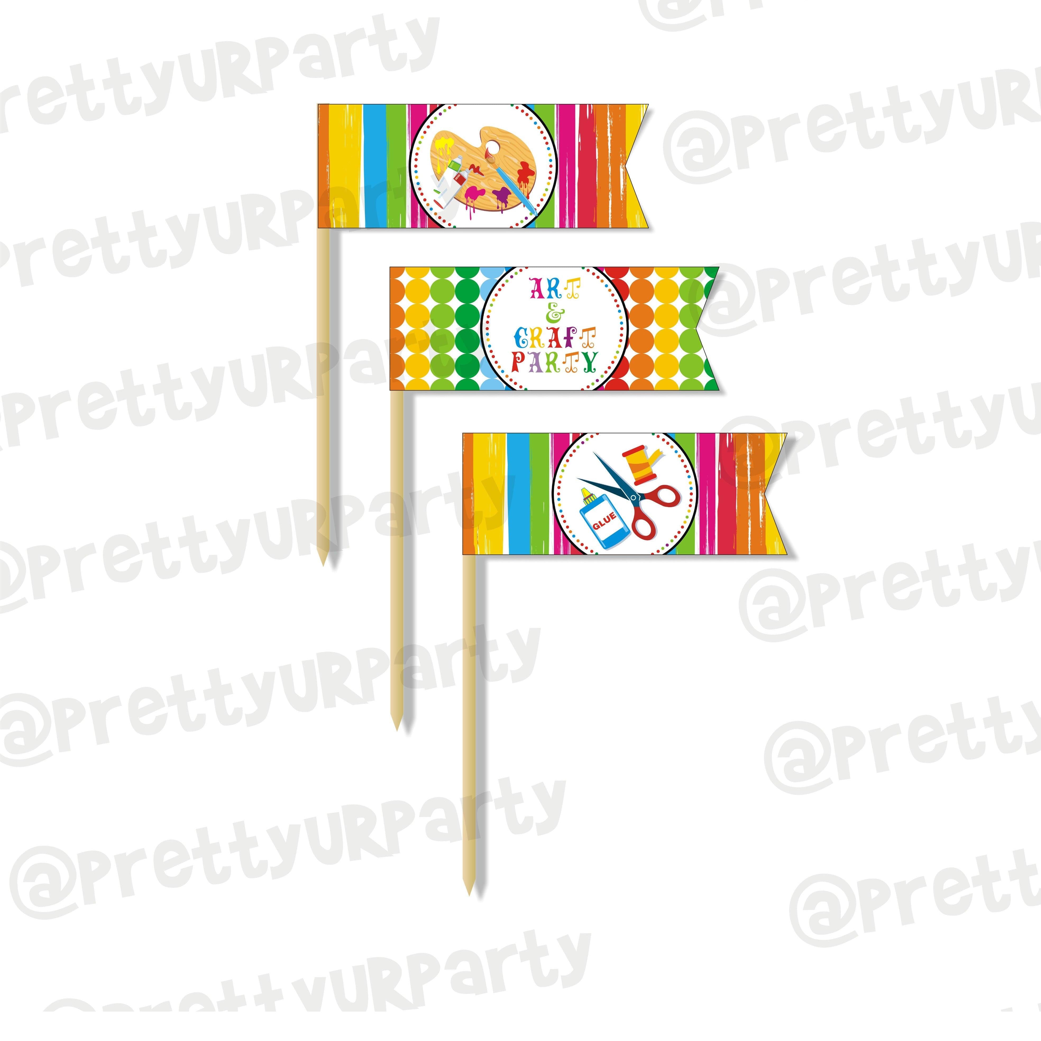 Art & Craft Party Picks THEME PARTIES Pretty UR Party
