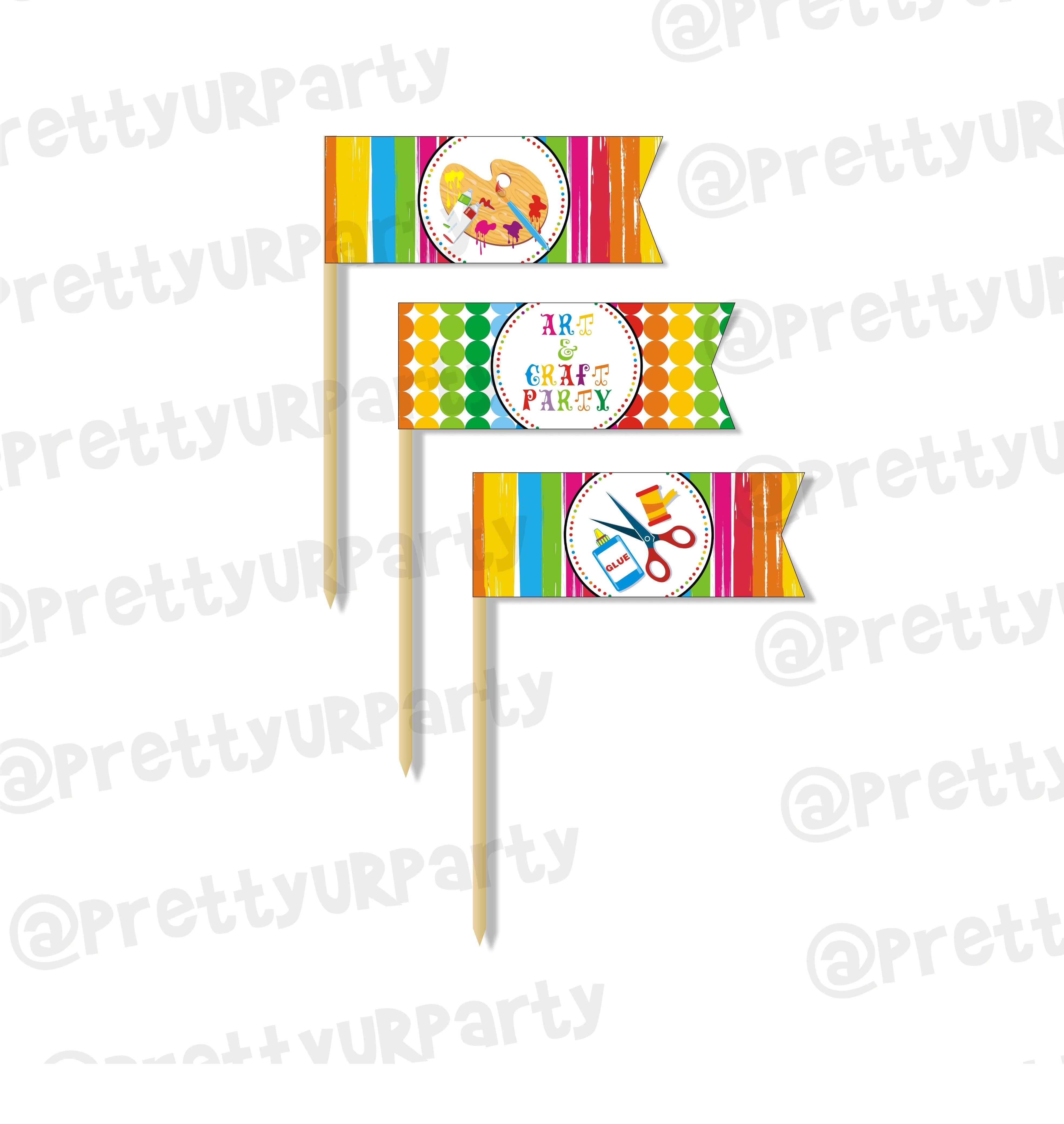 Art & Craft Party Picks THEME PARTIES Pretty UR Party