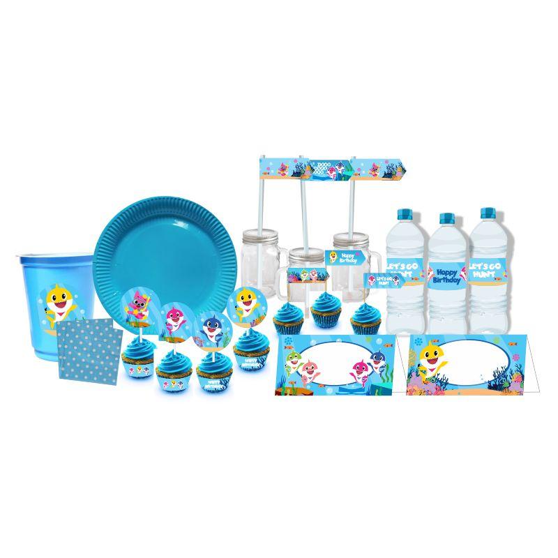 Baby Shark Tableware Package BIRTHDAYS Pretty UR Party
