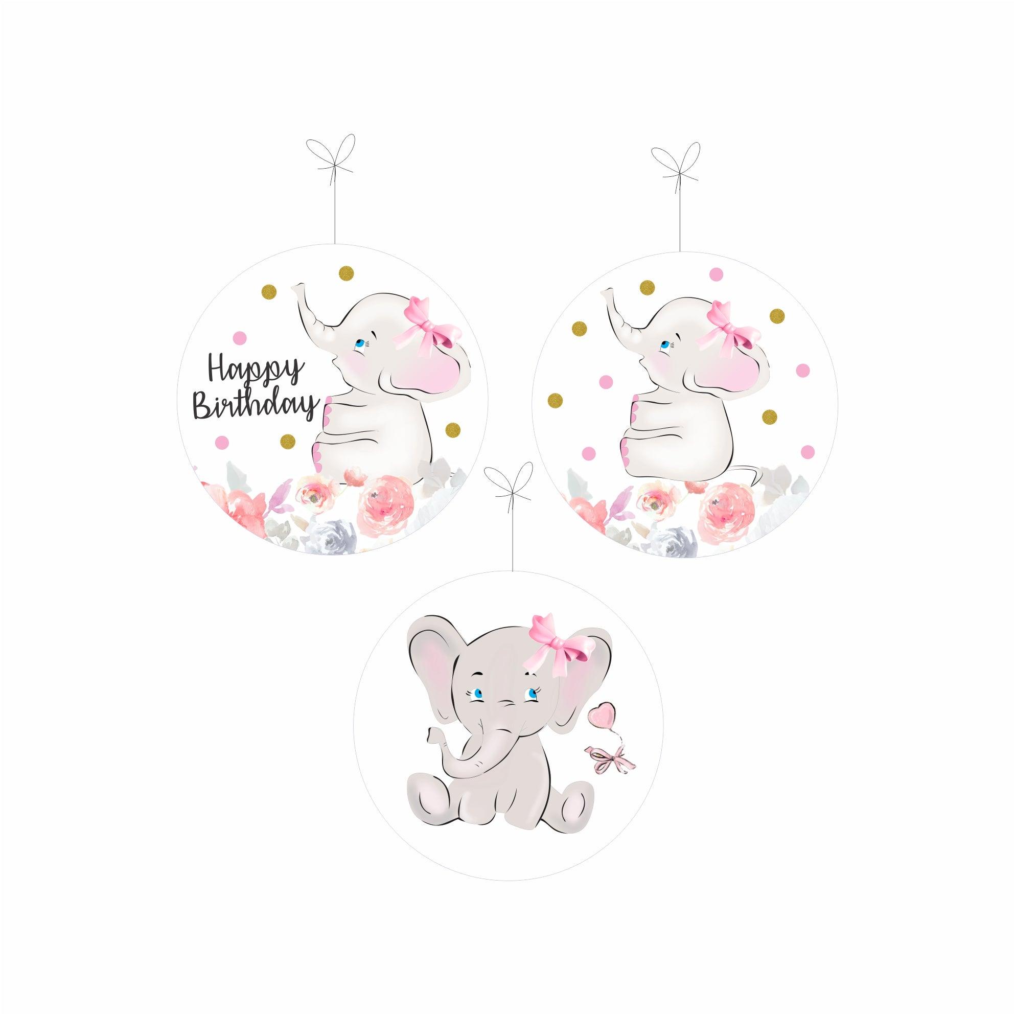 Baby Elephant Theme Danglers THEME PARTIES Pretty UR Party