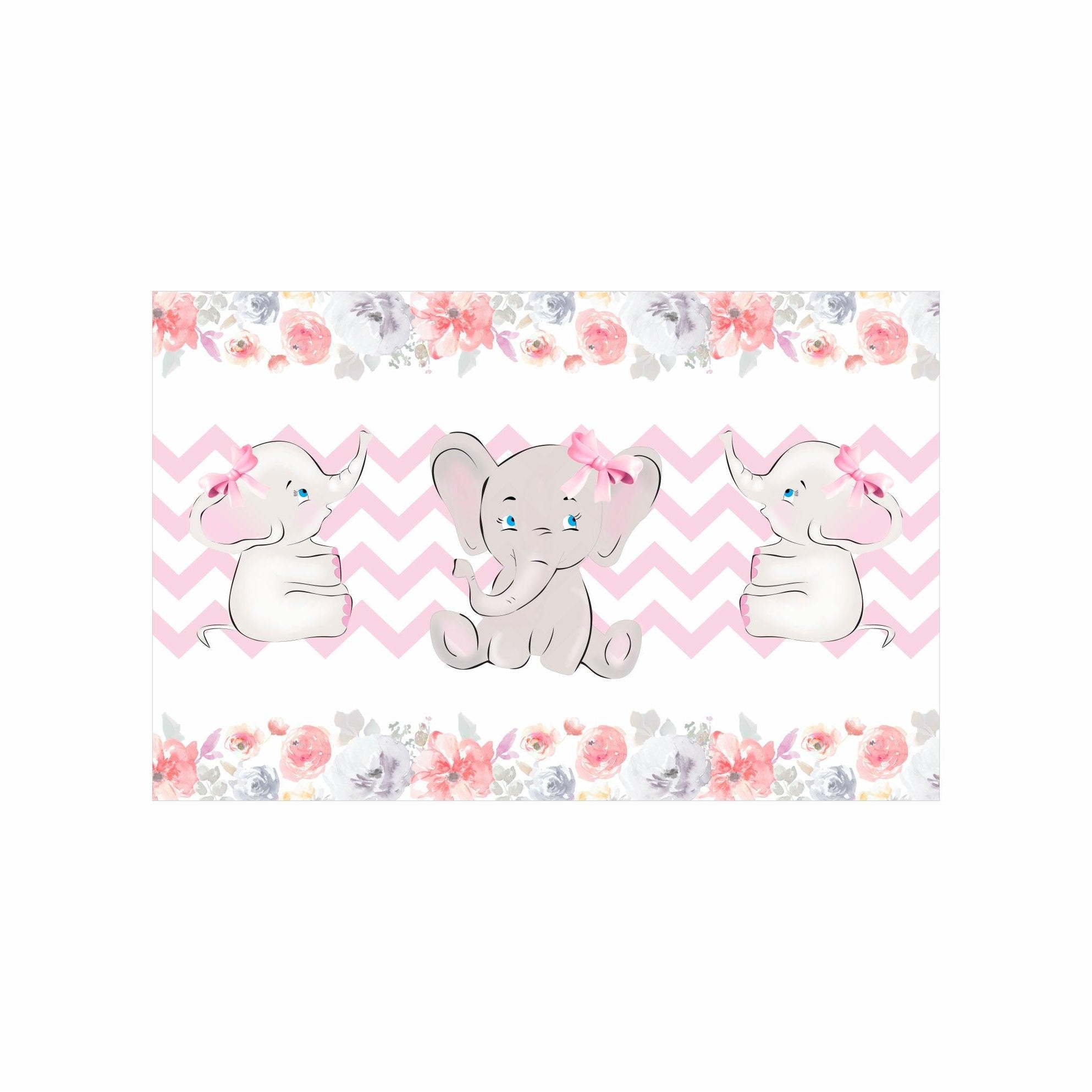 Baby Elephant Theme Table Mats THEME PARTIES Pretty UR Party