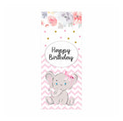 Baby Elephant Theme Door Banner THEME PARTIES Pretty UR Party