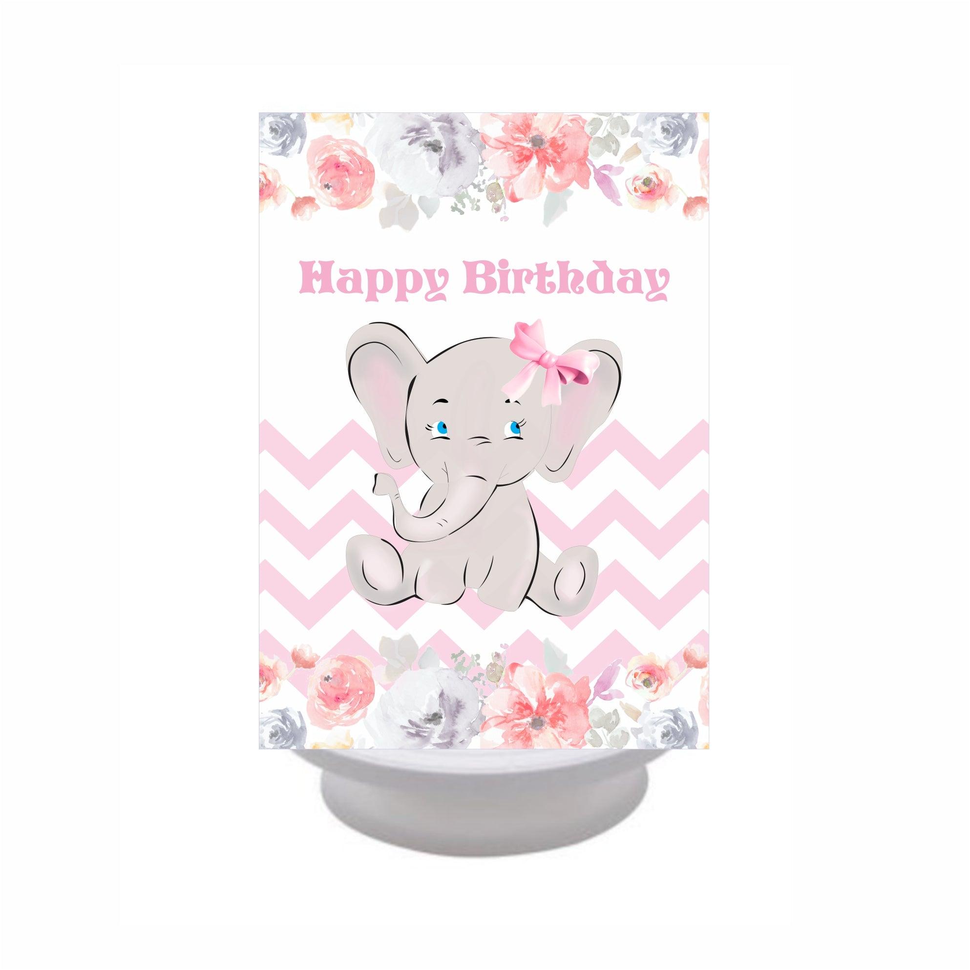 Baby Elephant Theme Centerpieces - Pack of 2 THEME PARTIES Pretty UR Party