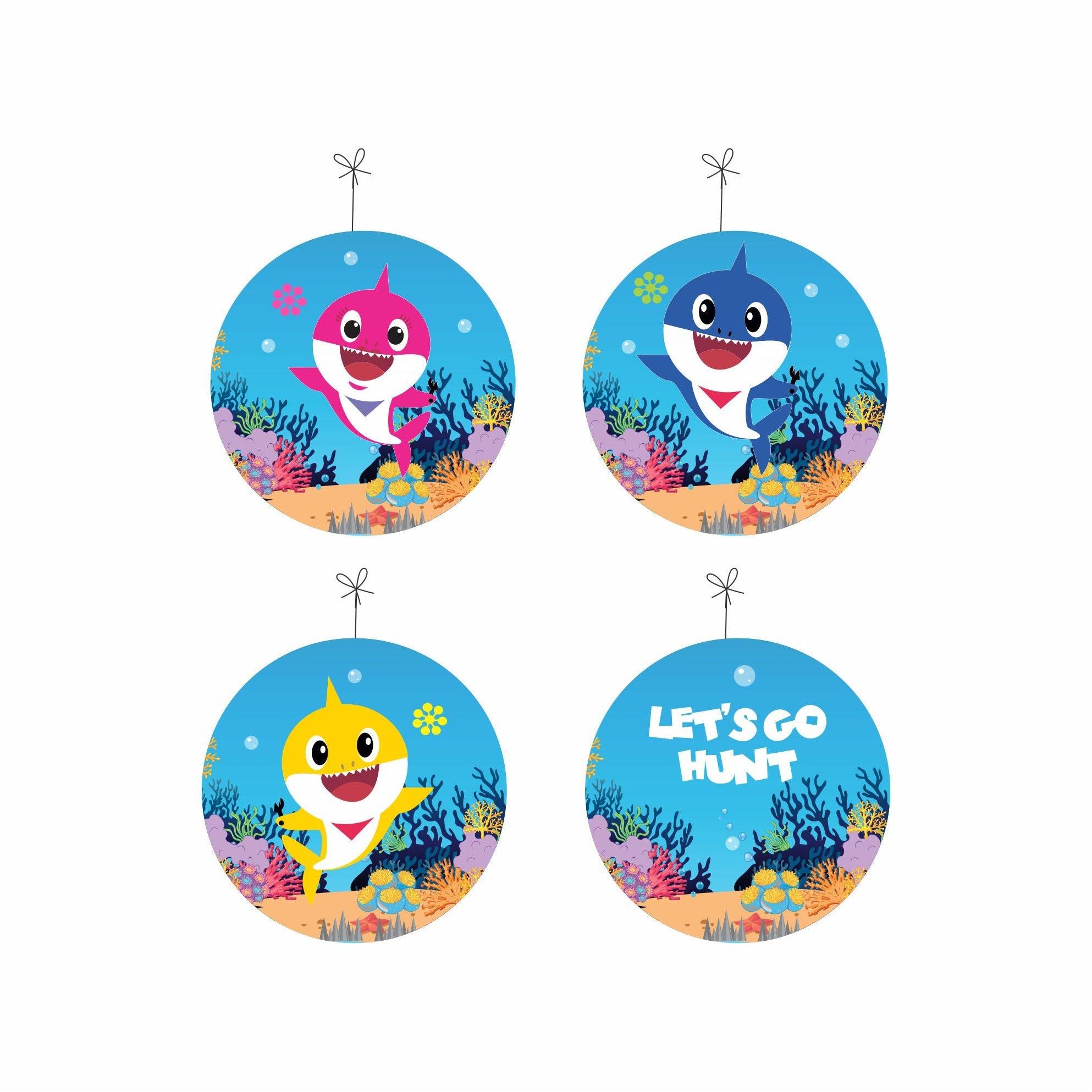 Baby Shark Theme Danglers THEME PARTIES Pretty UR Party