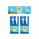 Baby Shark Theme Napkin Rings THEME PARTIES Pretty UR Party