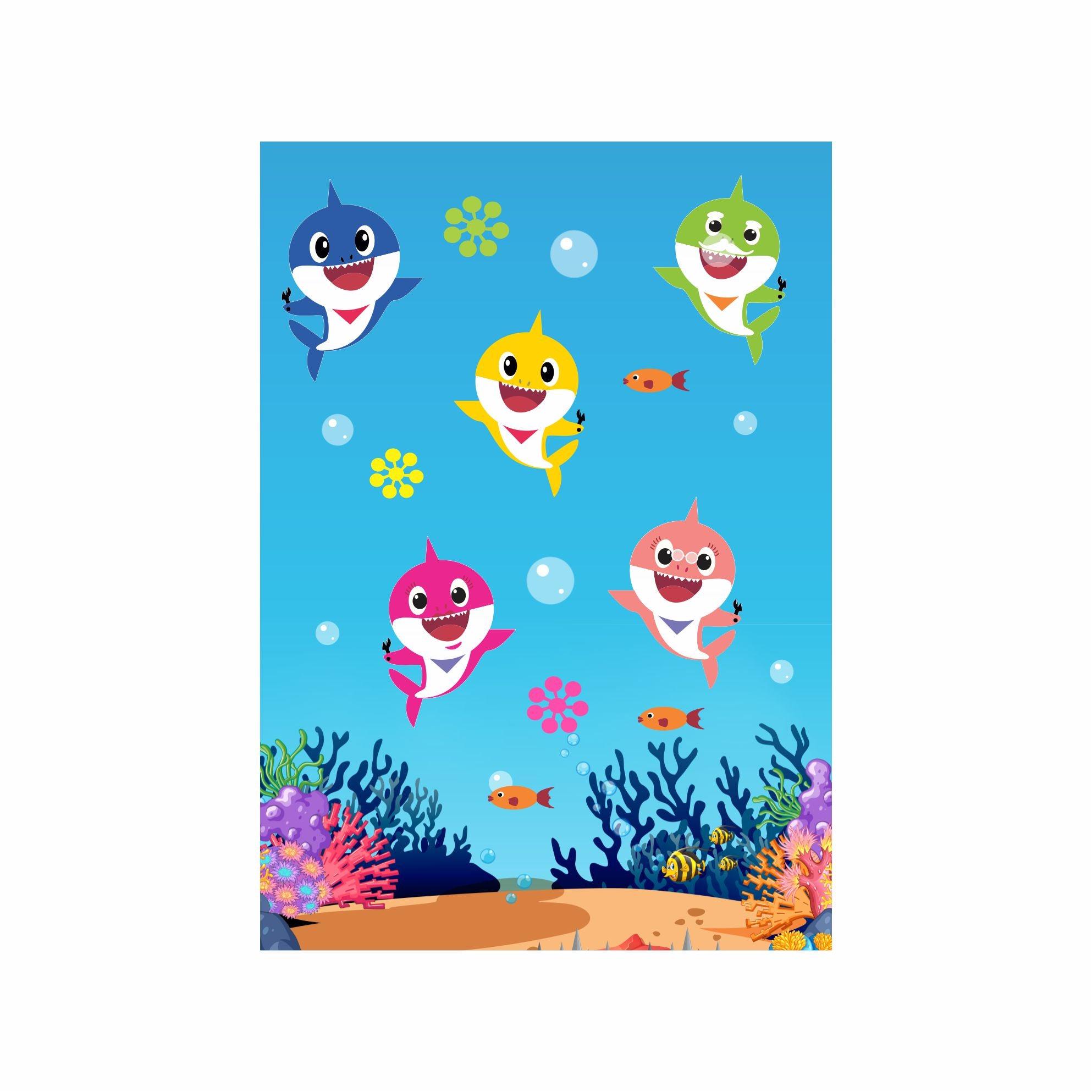 Baby Shark Theme Centerpieces - Pack of 2 THEME PARTIES Pretty UR Party