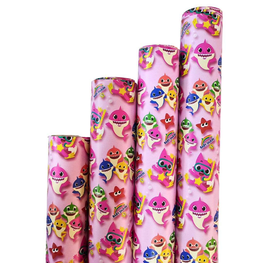 Baby Shark Wrapping paper (pack of 5) RETURN GIFTS Pretty UR Party