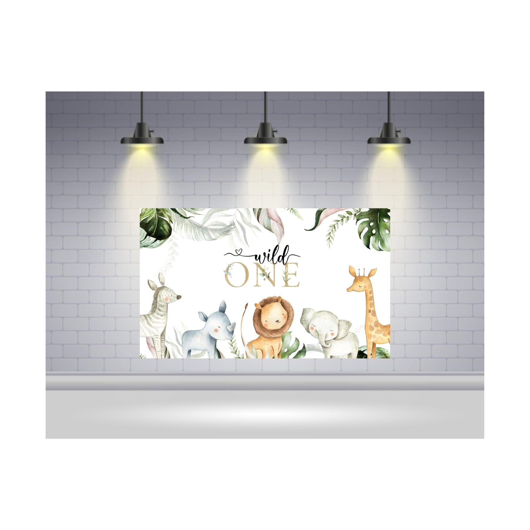 Wild One Theme Backdrop THEME PARTIES Pretty UR Party