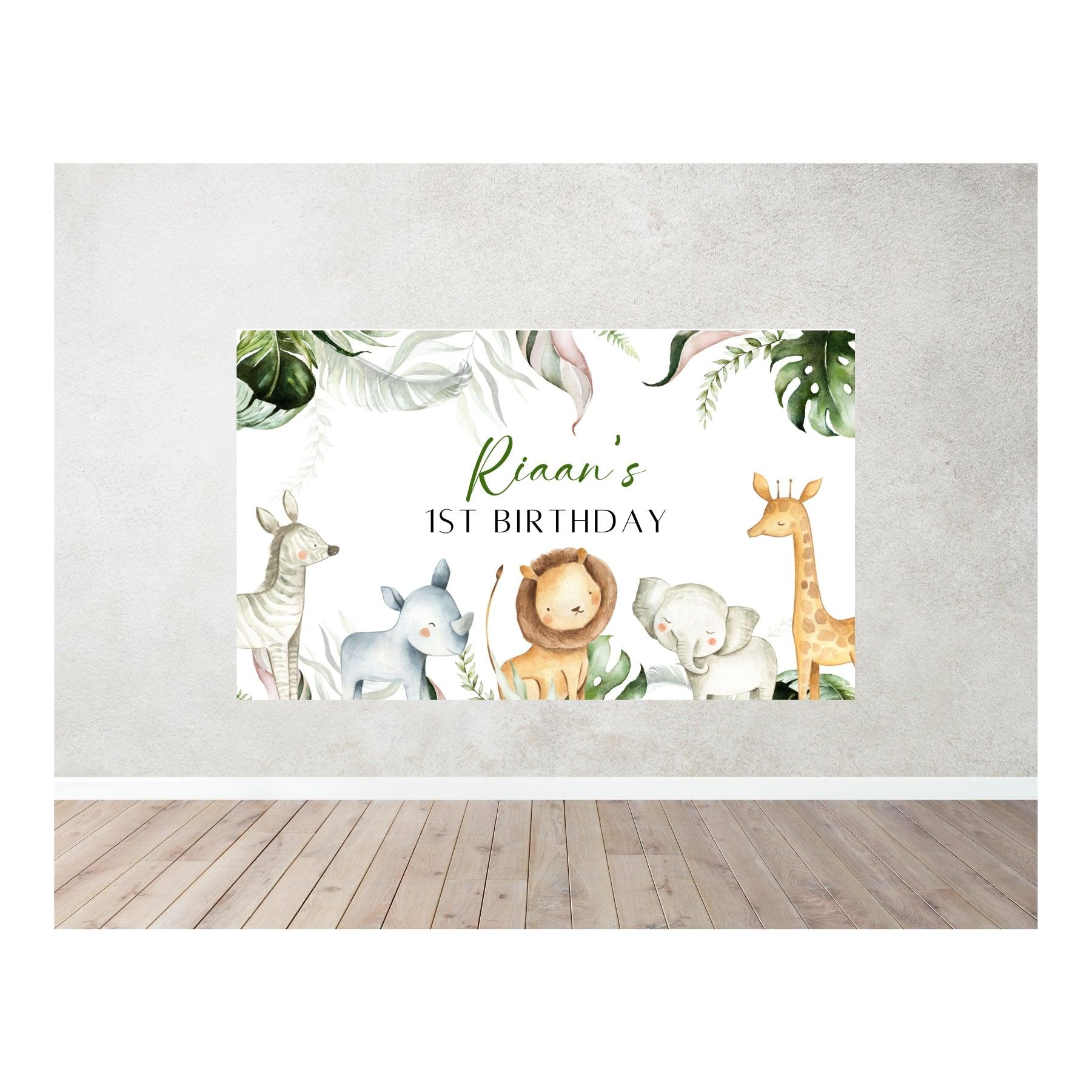 Wild One Theme Backdrop THEME PARTIES Pretty UR Party