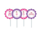 Ballerina  Theme Cupcake / Food Toppers THEME PARTIES Pretty UR Party