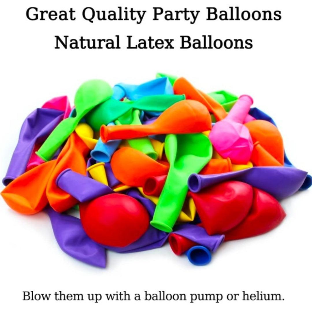 Multicolour Latex Balloon - Pack of 50 THEME PARTIES Pretty UR Party
