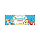 Personalized Carnival Birthday Banner 30in ALL PARTY SUPPLIES Pretty UR Party