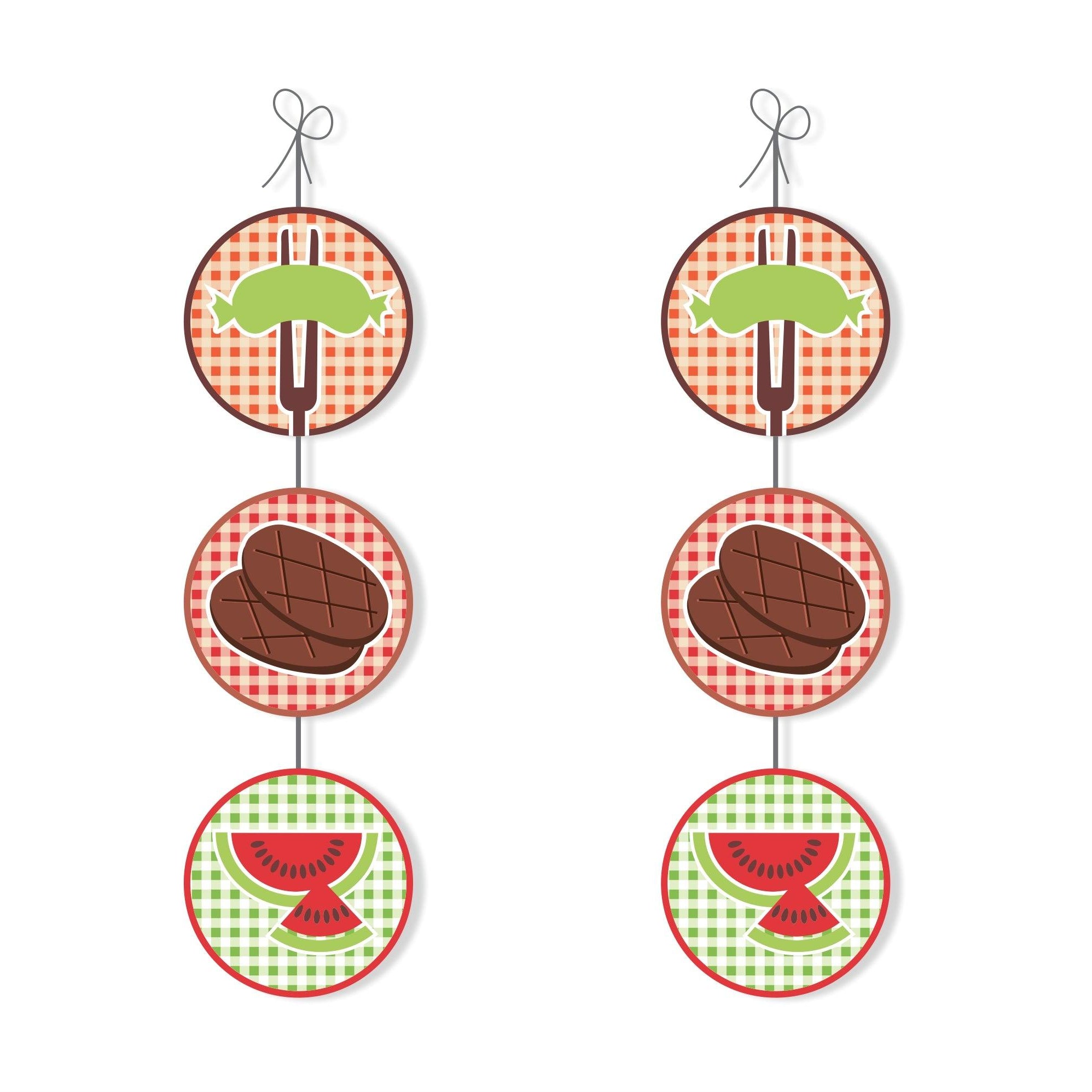 Barbeque Danglers THEME PARTIES Pretty UR Party