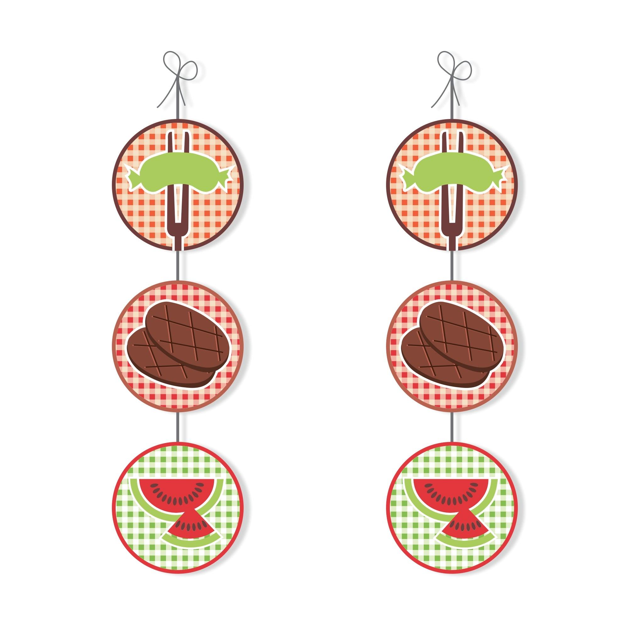 Barbeque Danglers THEME PARTIES Pretty UR Party