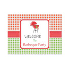 Barbeque Theme Entrance Banner / Door Sign THEME PARTIES Pretty UR Party