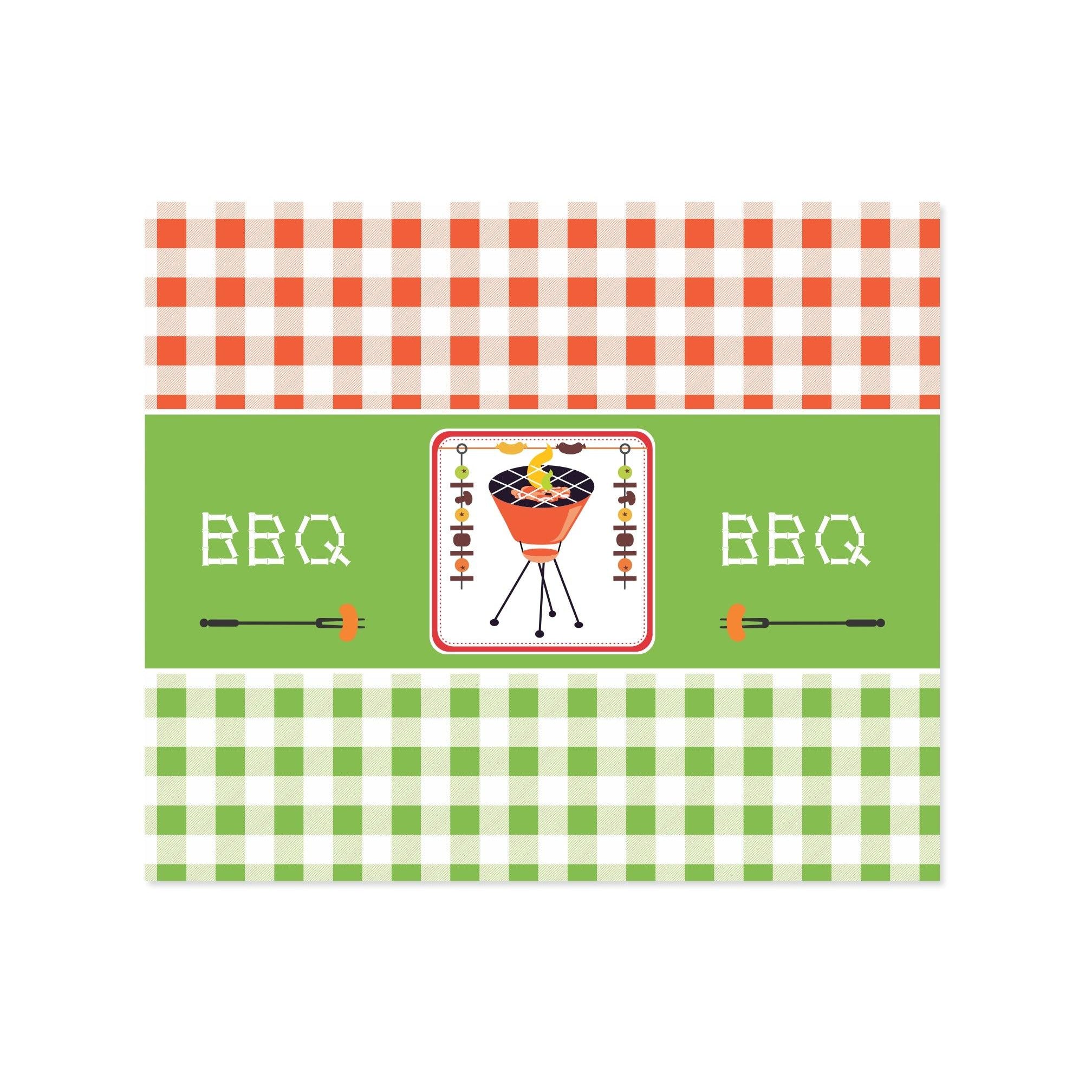 Barbeque Chocolate Wrappers THEME PARTIES Pretty UR Party