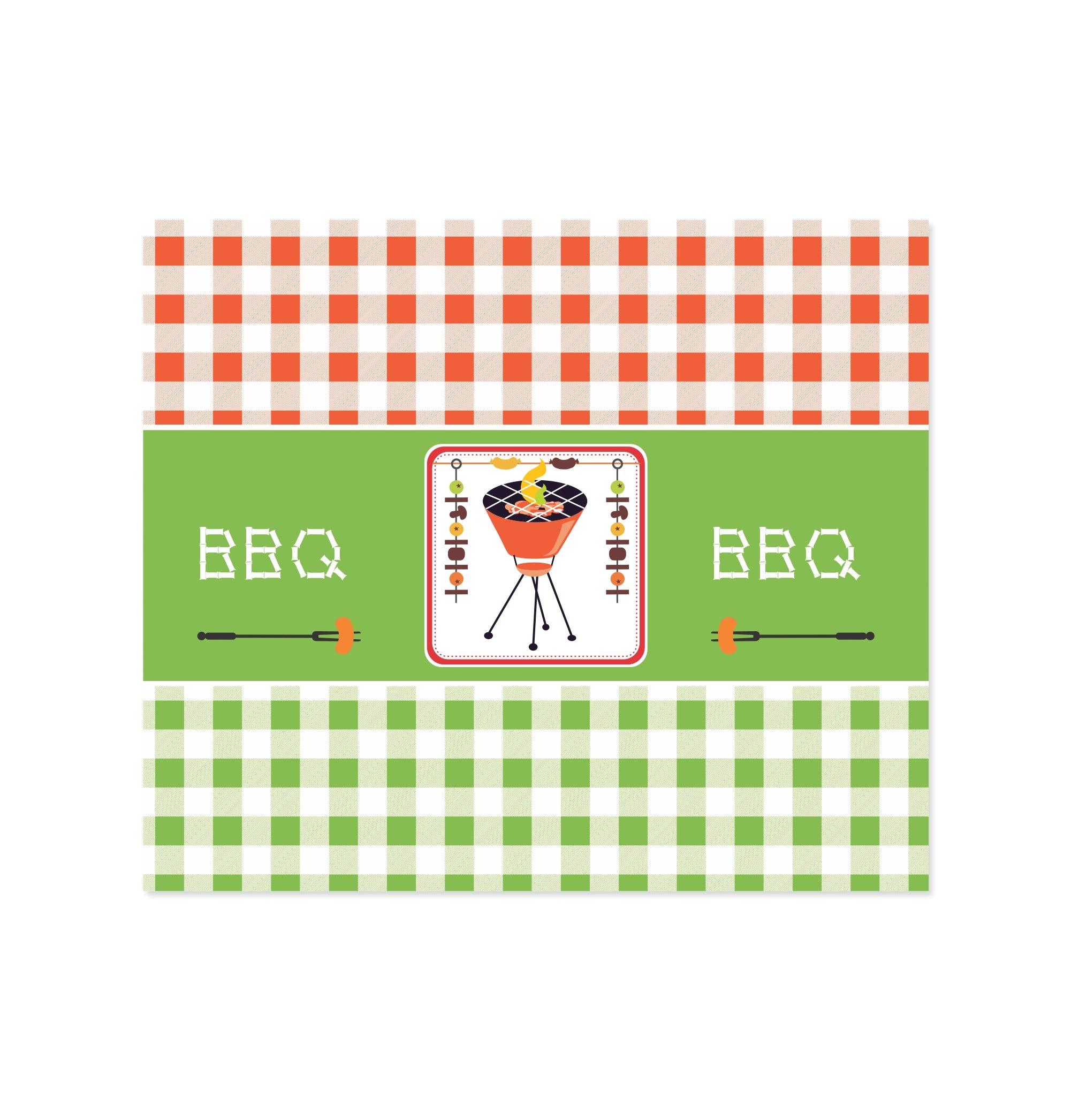 Barbeque Chocolate Wrappers THEME PARTIES Pretty UR Party