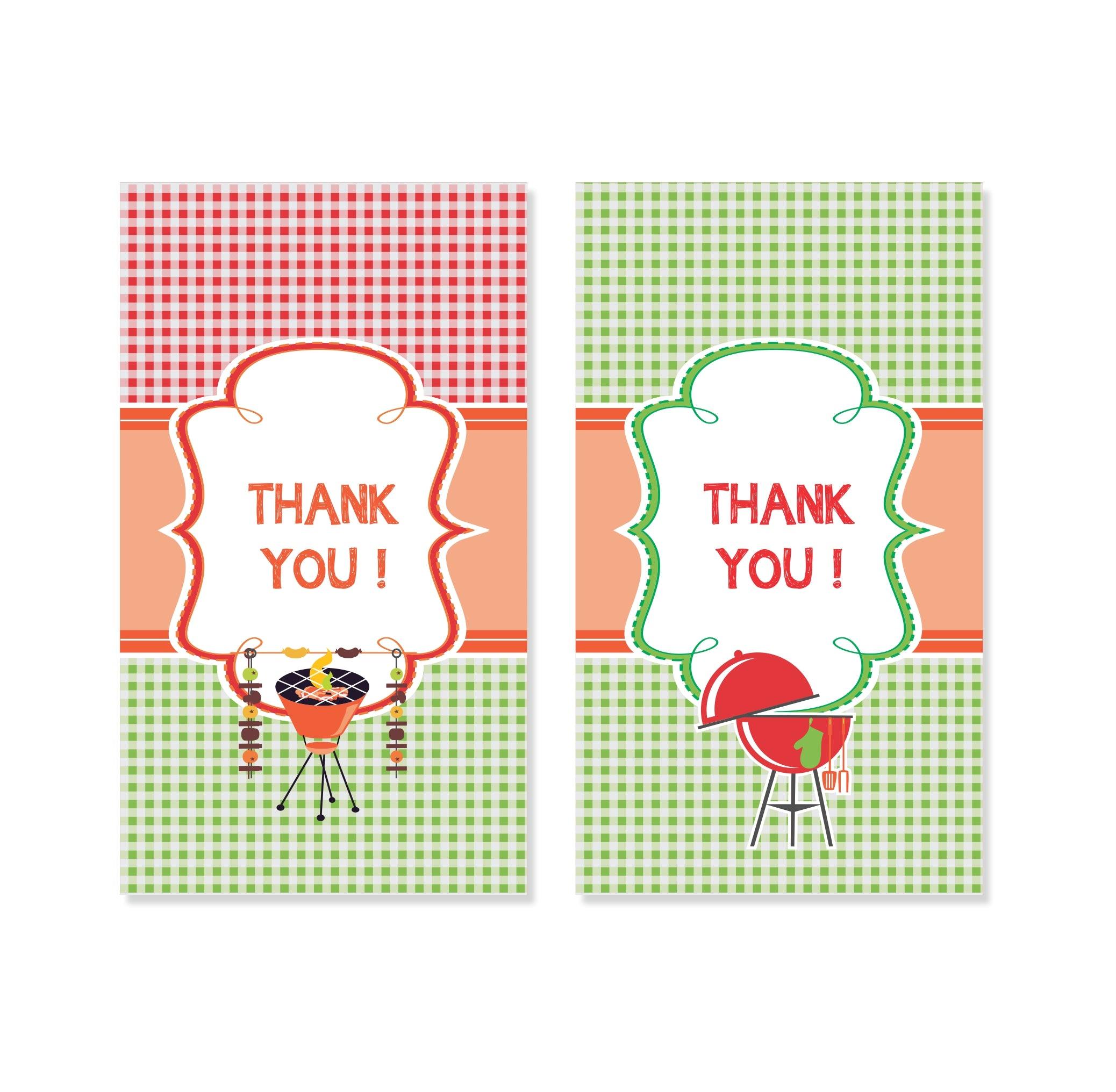 Barbeque Theme Thank you Tags THEME PARTIES Pretty UR Party Barbeque Theme Thank you Tags THEME PARTIES Pretty UR Party