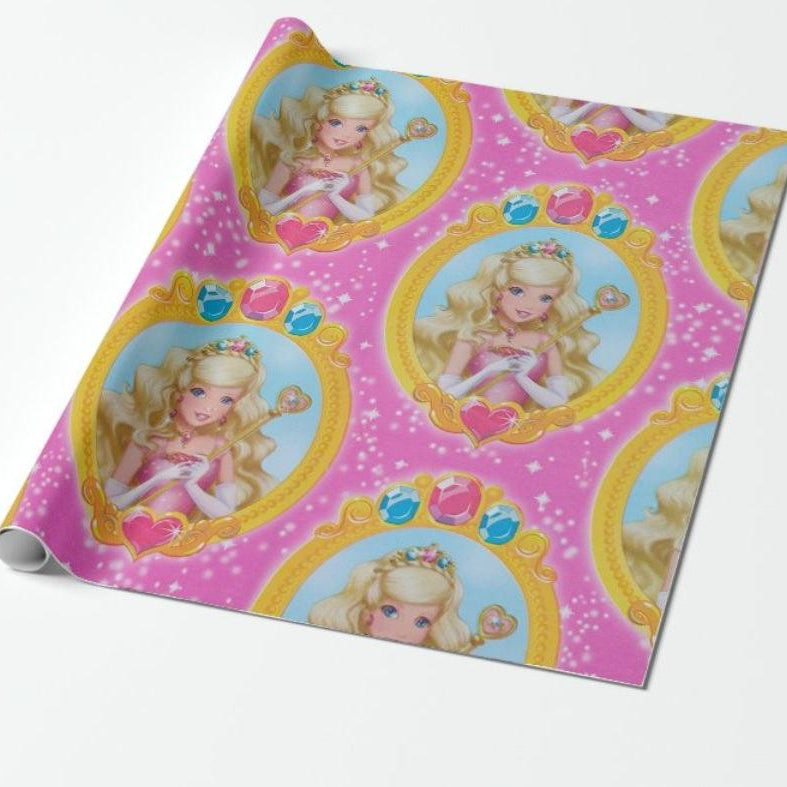 Barbie Wrapping paper (Pack of 5) ACCESSORIES Pretty UR Party