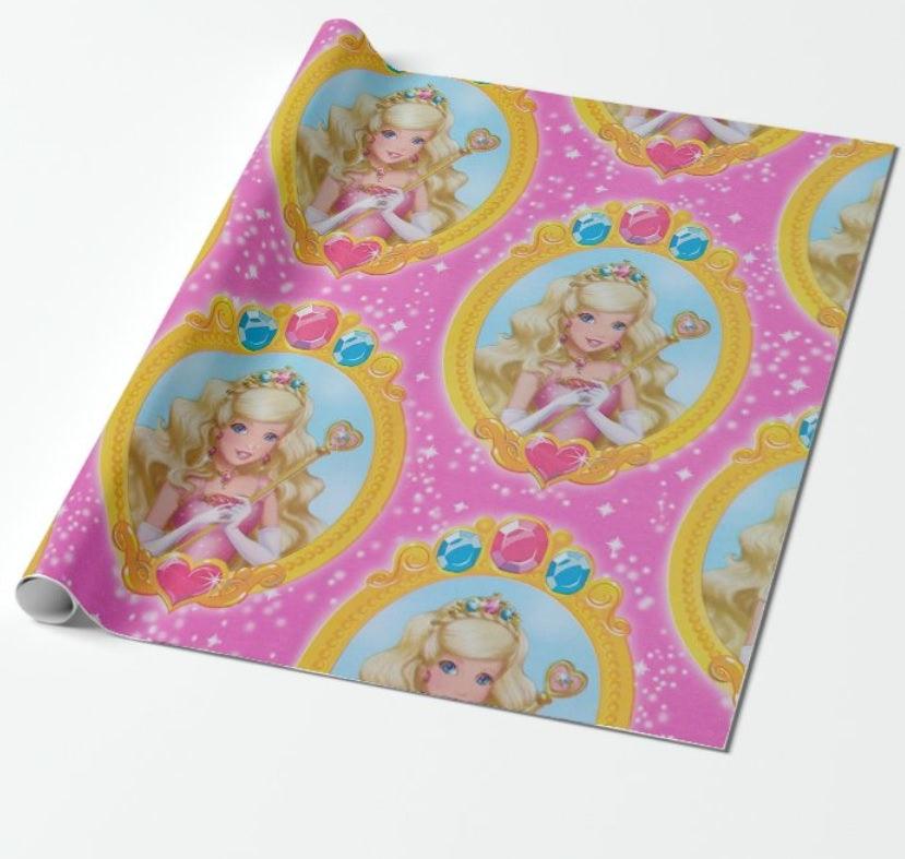 Barbie Wrapping paper (Pack of 5) ACCESSORIES Pretty UR Party