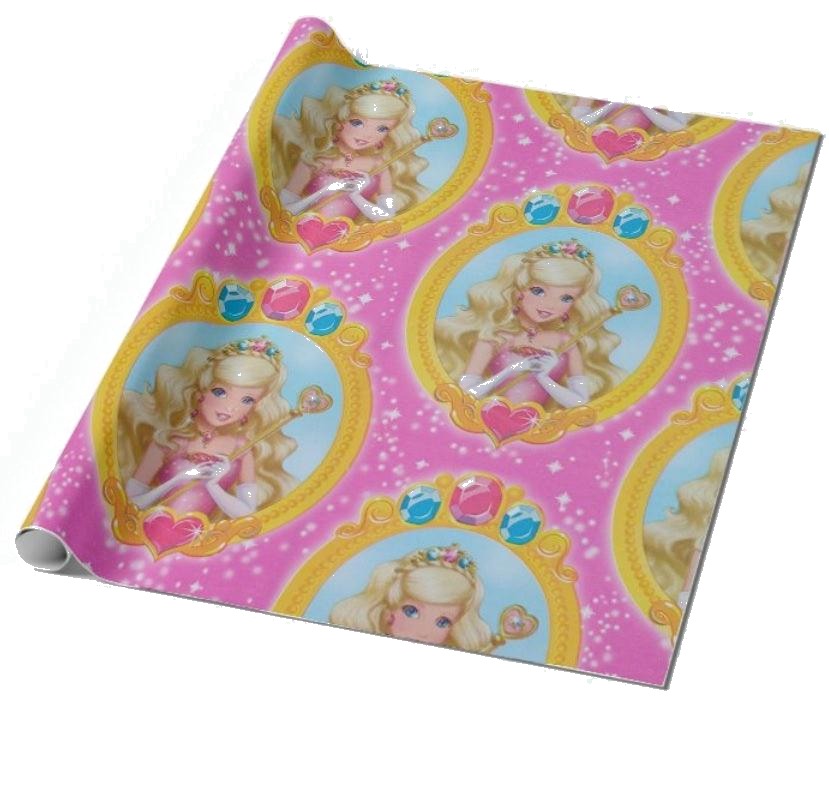 Barbie Wrapping paper (Pack of 5)