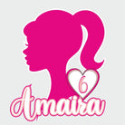 Barbie theme Cake Topper HANDCRAFTED Pretty UR Party