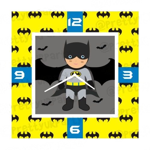 Personalised Batman Inspired Clock — image 3