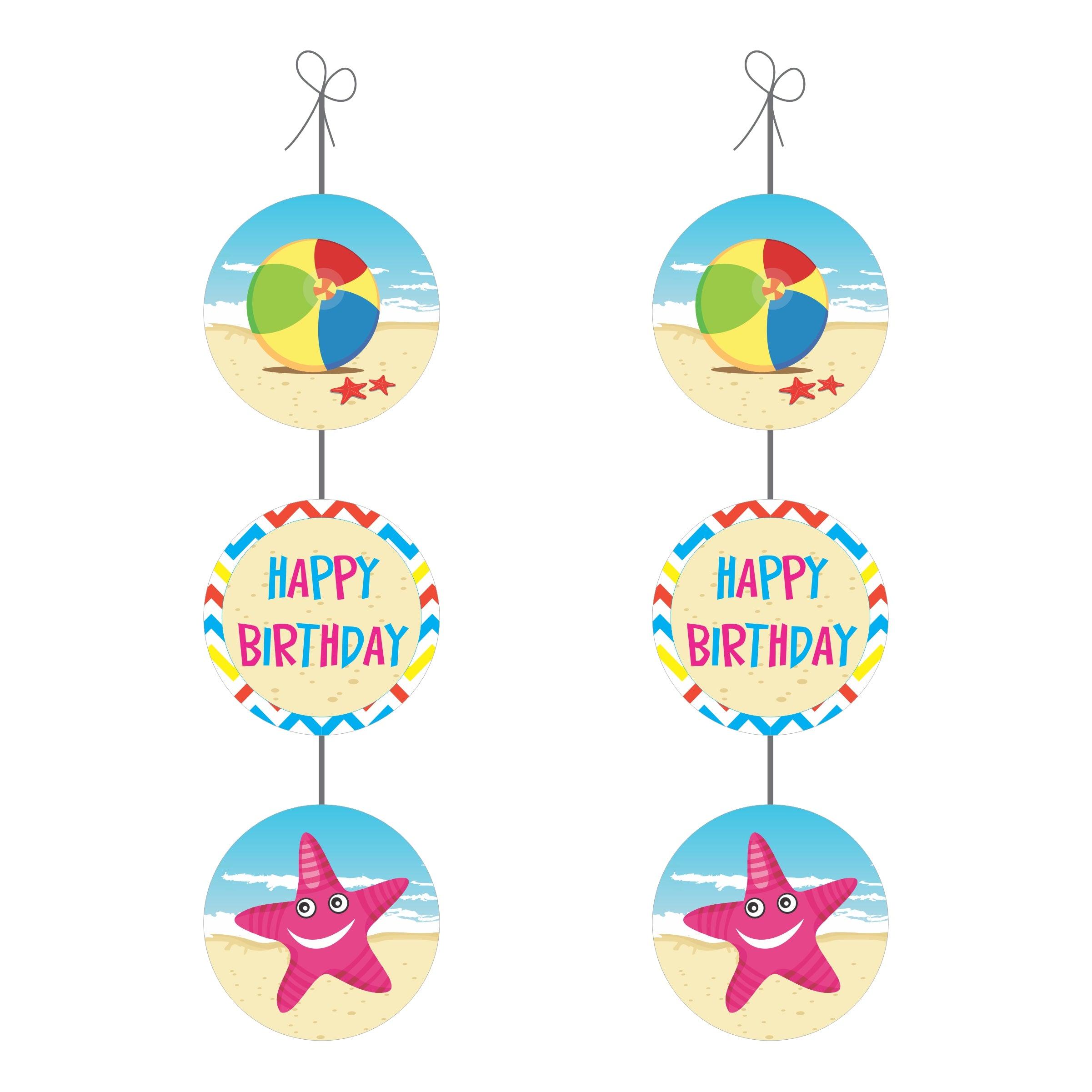 Beach Theme Danglers THEME PARTIES Pretty UR Party