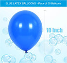 Blue Latex Balloons - Pack of 50 BALLOONS Pretty UR Party