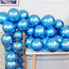 Chrome Balloons - Pack of 25 ALL PARTY SUPPLIES Pretty UR Party Blue