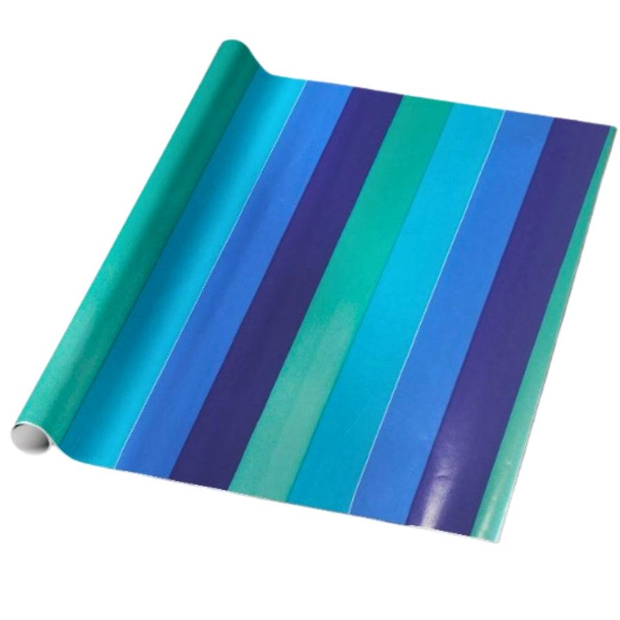 Blue Stripes Wrapping Paper (Pack of 5) RETURN GIFTS Pretty UR Party