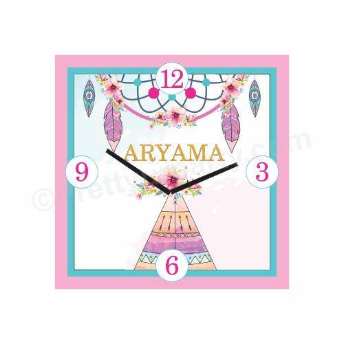 Personalized Boho Clock RETURN GIFTS Pretty UR Party