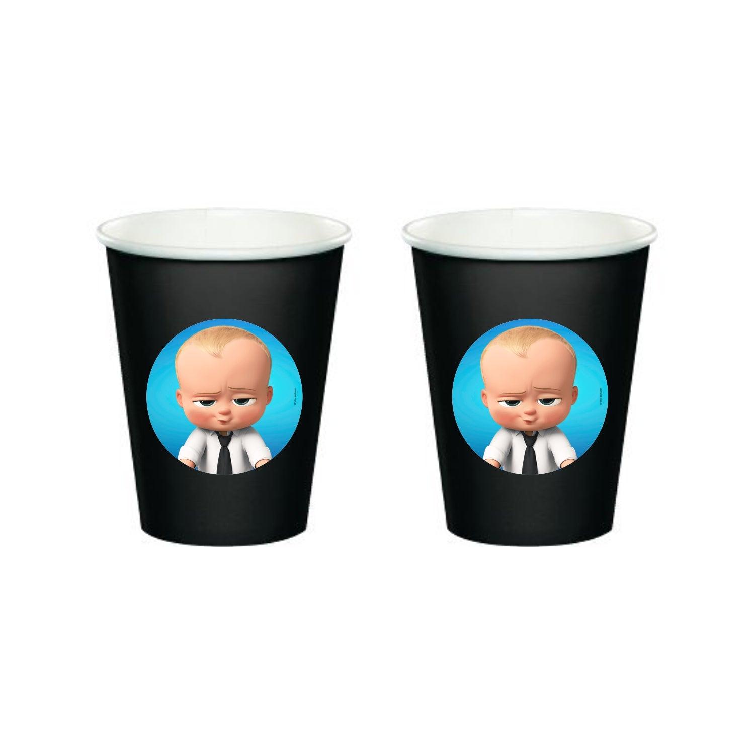 Boss Baby theme Paper Cups TABLEWARE Pretty UR Party