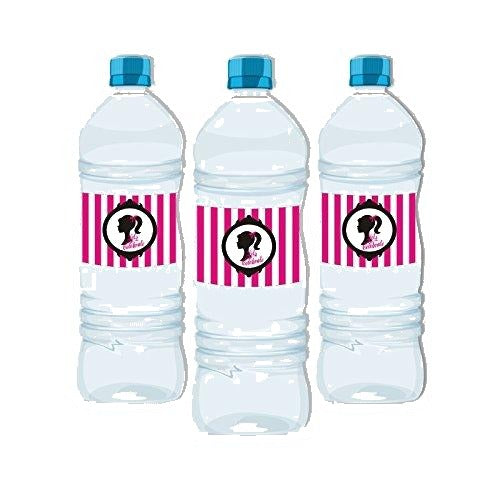 Barbie Water Bottle Labels