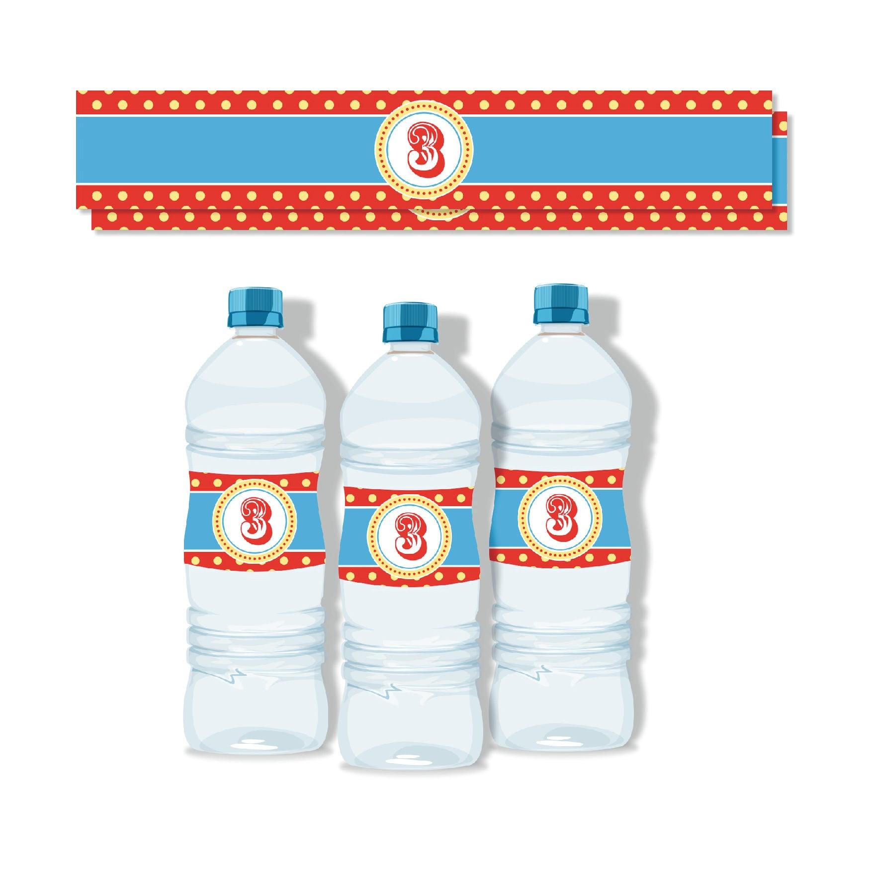 Carnival Bottle Labels THEME PARTIES Pretty UR Party