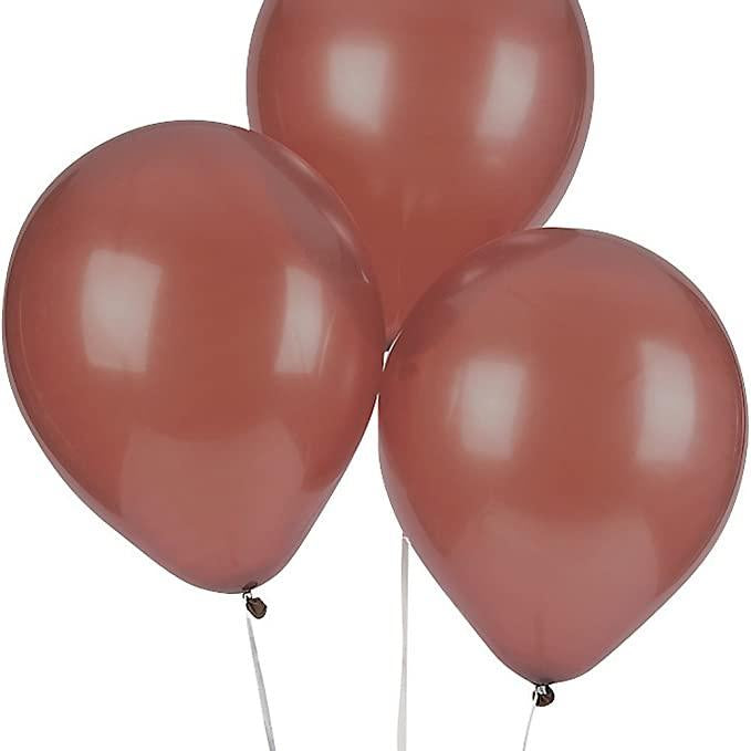 Brown Latex Balloons - Pack of 50 ALL PARTY SUPPLIES Pretty UR Party