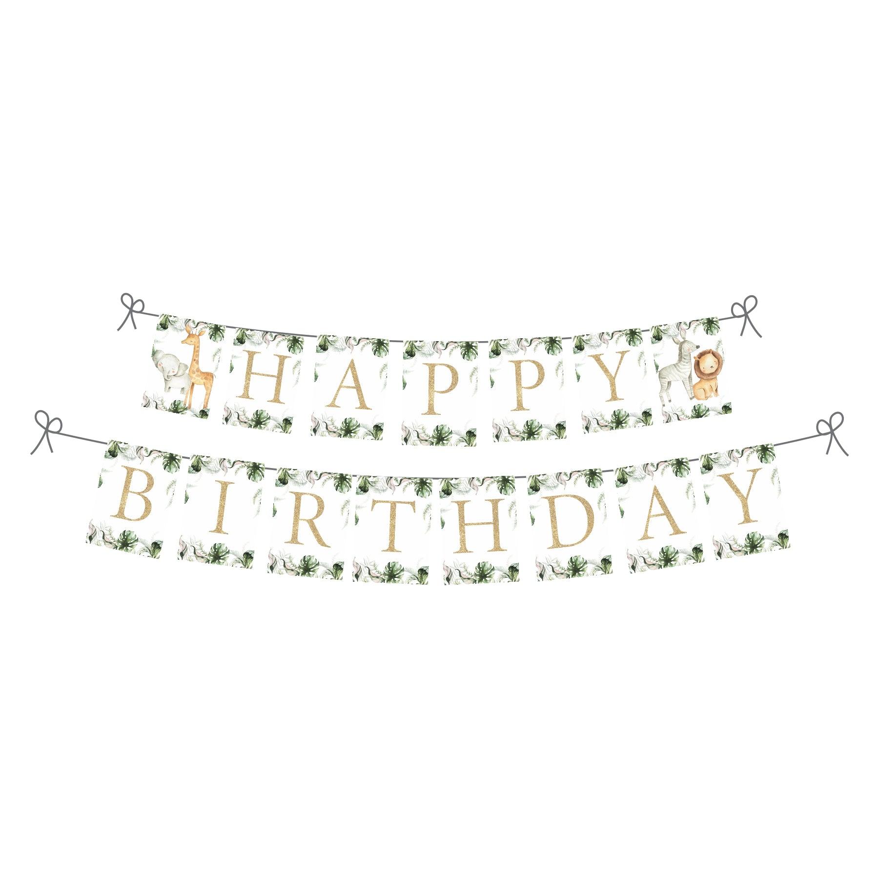 Wild One Theme Bunting THEME PARTIES Pretty UR Party